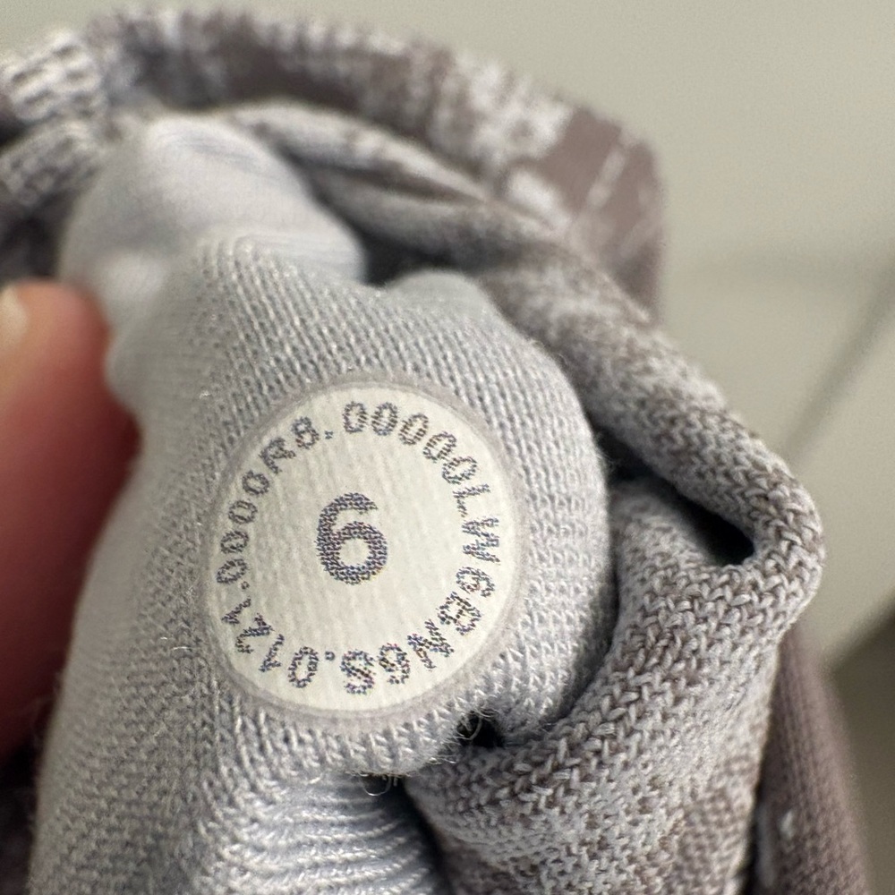 Lululemon Wunder Under High Rise Leggings Jacquard Starlight Grey Fog Size 6 - Picture 10 of 12